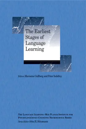 Gullberg / Indefrey |  The Earliest Stages of Language Learning | Buch |  Sack Fachmedien