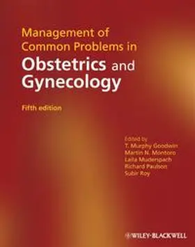Goodwin / Montoro / Muderspach |  Management of Common Problems in Obstetrics and Gynecology | eBook | Sack Fachmedien