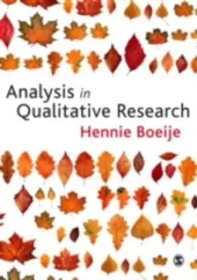 Boeije |  Analysis in Qualitative Research | eBook | Sack Fachmedien