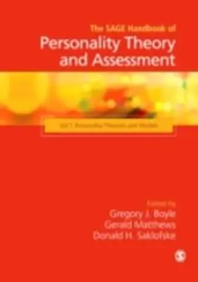 Boyle / Matthews / Saklofske, Ph.D |  The SAGE Handbook of Personality Theory and Assessment | eBook | Sack Fachmedien