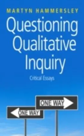 Hammersley | Questioning Qualitative Inquiry | E-Book | www2.sack.de