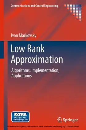 Markovsky |  Low Rank Approximation | eBook | Sack Fachmedien