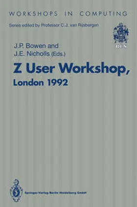 Bowen / Nicholls |  Z User Workshop, London 1992 | eBook | Sack Fachmedien