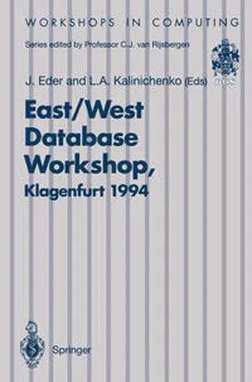 Eder / Kalinichenko | East/West Database Workshop | E-Book | sack.de