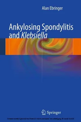 Ebringer | Ankylosing spondylitis and Klebsiella | E-Book | sack.de