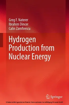Naterer / Dincer / Zamfirescu |  Hydrogen Production from Nuclear Energy | eBook | Sack Fachmedien