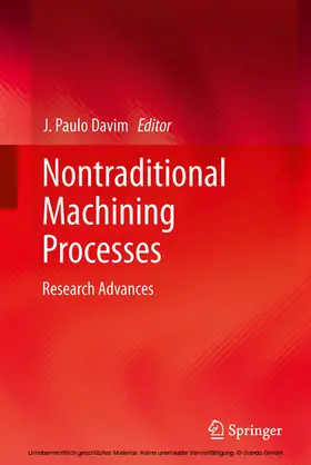 Davim |  Nontraditional Machining Processes | eBook | Sack Fachmedien