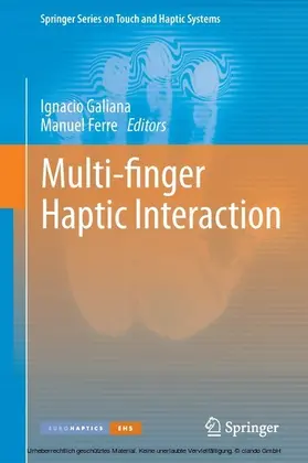 Galiana / Ferre |  Multi-finger Haptic Interaction | eBook | Sack Fachmedien