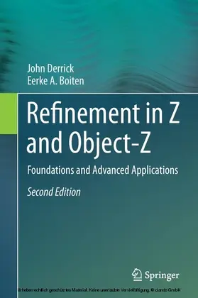 Derrick / Boiten |  Refinement in Z and Object-Z | eBook | Sack Fachmedien