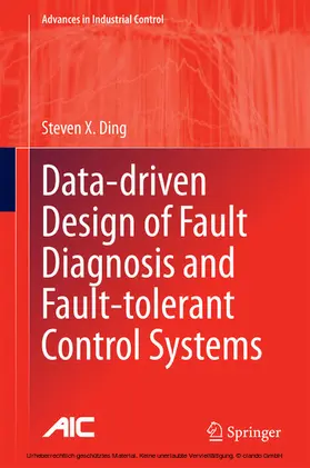 Ding |  Data-driven Design of Fault Diagnosis and Fault-tolerant Control Systems | eBook | Sack Fachmedien