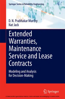 Murthy / Jack | Extended Warranties, Maintenance Service and Lease Contracts | E-Book | sack.de
