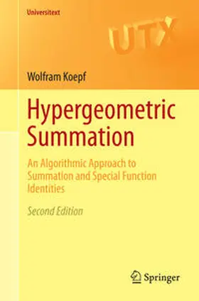 Koepf |  Hypergeometric Summation | eBook | Sack Fachmedien
