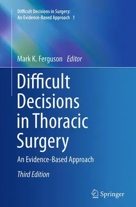 Ferguson |  Difficult Decisions in Thoracic Surgery | Buch |  Sack Fachmedien