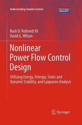 Wilson / Robinett III |  Nonlinear Power Flow Control Design | Buch |  Sack Fachmedien