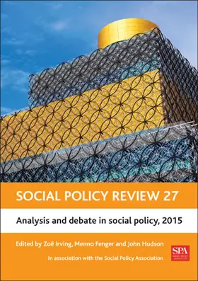 Irving / Fenger / Hudson |  Social policy review 27 | Buch |  Sack Fachmedien