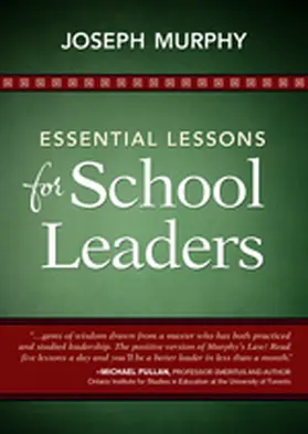 Murphy |  Essential Lessons for School Leaders | Buch |  Sack Fachmedien