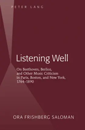 Saloman |  Listening Well | eBook | Sack Fachmedien