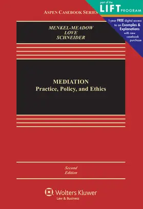 Menkel-Meadow / Porter-Love |  Mediation: Practice, Policy, and Ethics | Buch |  Sack Fachmedien