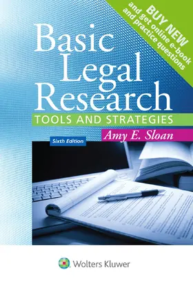 Sloan |  Basic Legal Research: Tools and Strategies | Buch |  Sack Fachmedien