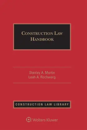 Martin |  Construction Law Handbook | Buch |  Sack Fachmedien