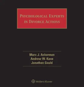Ackerman / Kane / Gould |  Psychological Experts in Divorce Actions | Loseblattwerk |  Sack Fachmedien