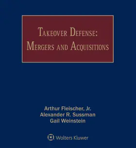 Fried |  Takeover Defense: Mergers and Acquisitions | Loseblattwerk |  Sack Fachmedien