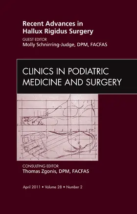 Judge |  Recent Advances in Hallux Rigidus Surgery, an Issue of Clinics in Podiatric Medicine and Surgery | Buch |  Sack Fachmedien