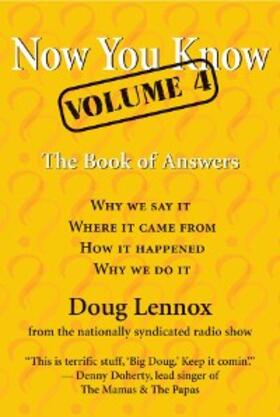 Lennox |  Now You Know, Volume 4 | eBook | Sack Fachmedien