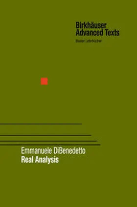 DiBenedetto |  Real Analysis | eBook | Sack Fachmedien