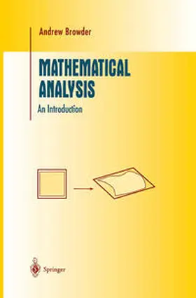 Browder |  Mathematical Analysis | eBook | Sack Fachmedien