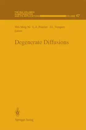 Ni / Peletier / Vazquez |  Degenerate Diffusions | eBook | Sack Fachmedien