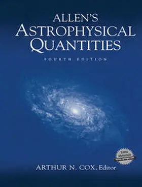 Cox | Allen's Astrophysical Quantities | E-Book | www2.sack.de