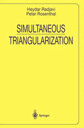Radjavi / Rosenthal | Simultaneous Triangularization | E-Book | sack.de