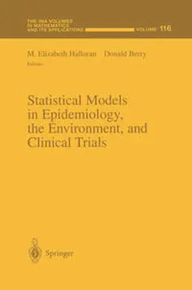 Halloran / Berry | Statistical Models in Epidemiology, the Environment, and Clinical Trials | E-Book | sack.de