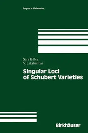 Sarason / Lakshmibai |  Singular Loci of Schubert Varieties | eBook | Sack Fachmedien