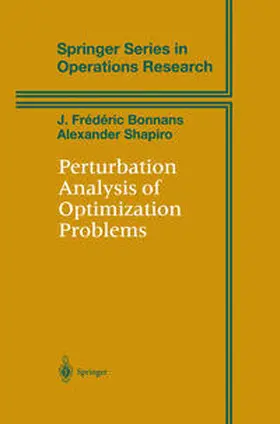 Bonnans / Shapiro | Perturbation Analysis of Optimization Problems | E-Book | sack.de