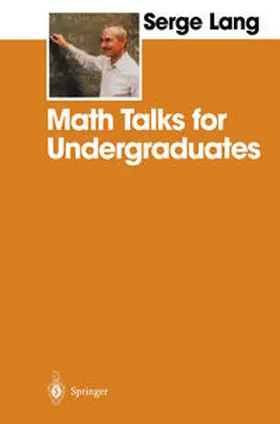 Lang | Math Talks for Undergraduates | E-Book | sack.de
