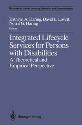 Lovett / Haring |  Integrated Lifecycle Services for Persons with Disabilities | eBook | Sack Fachmedien