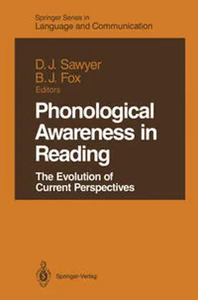 Sawyer / Fox |  Phonological Awareness in Reading | eBook | Sack Fachmedien
