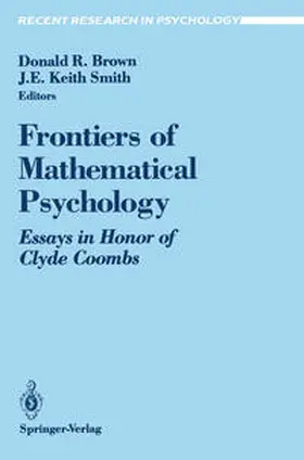 Brown / Smith | Frontiers of Mathematical Psychology | E-Book | sack.de