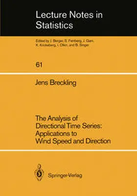 Breckling | The Analysis of Directional Time Series: Applications to Wind Speed and Direction | E-Book | sack.de
