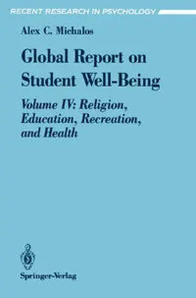 Michalos | Global Report on Student Well-Being | E-Book | sack.de