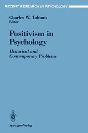 Tolman |  Positivism in Psychology | eBook | Sack Fachmedien