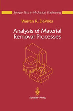 DeVries |  Analysis of Material Removal Processes | eBook | Sack Fachmedien