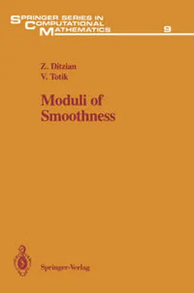 Ditzian / Totik |  Moduli of Smoothness | eBook | Sack Fachmedien
