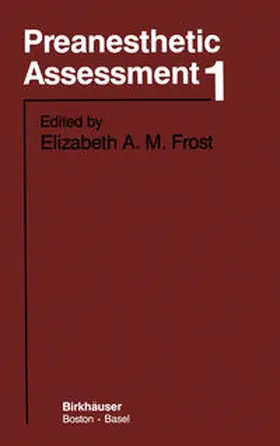 Frost |  Preanesthetic Assessment 1 | eBook | Sack Fachmedien