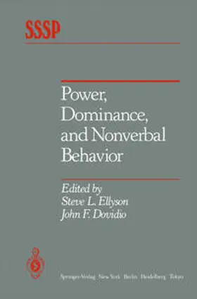 Ellyson / Dovidio |  Power, Dominance, and Nonverbal Behavior | eBook | Sack Fachmedien