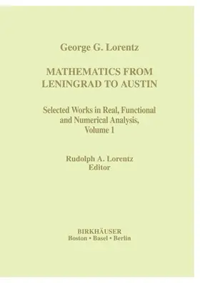 Lorentz |  Mathematics from Leningrad to Austin | Buch |  Sack Fachmedien