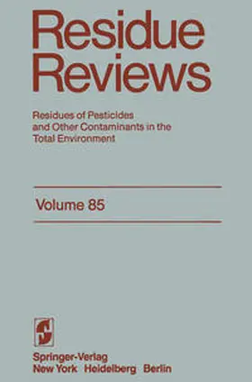 Gunther |  Residue Reviews | eBook | Sack Fachmedien