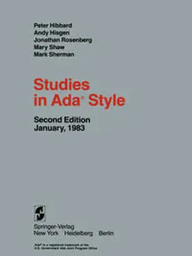 Hibbard / Hisgen / Rosenberg |  Studies in Ada® Style | eBook | Sack Fachmedien